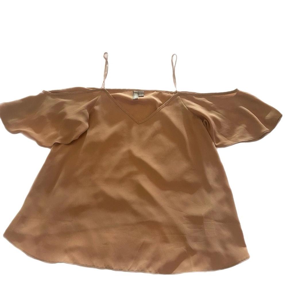 ASOS Pinkish tan off the Shoulder Women's Top